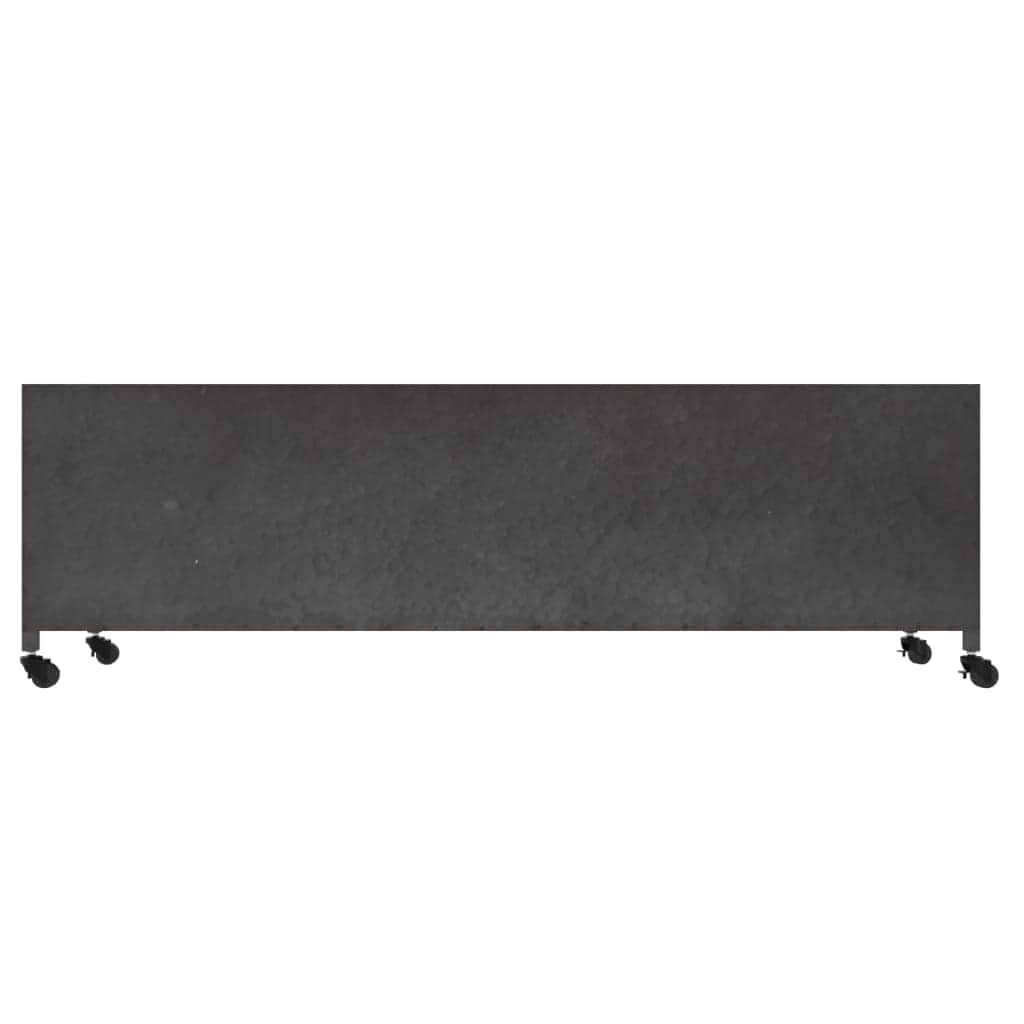 TV Cabinet Silver Iron