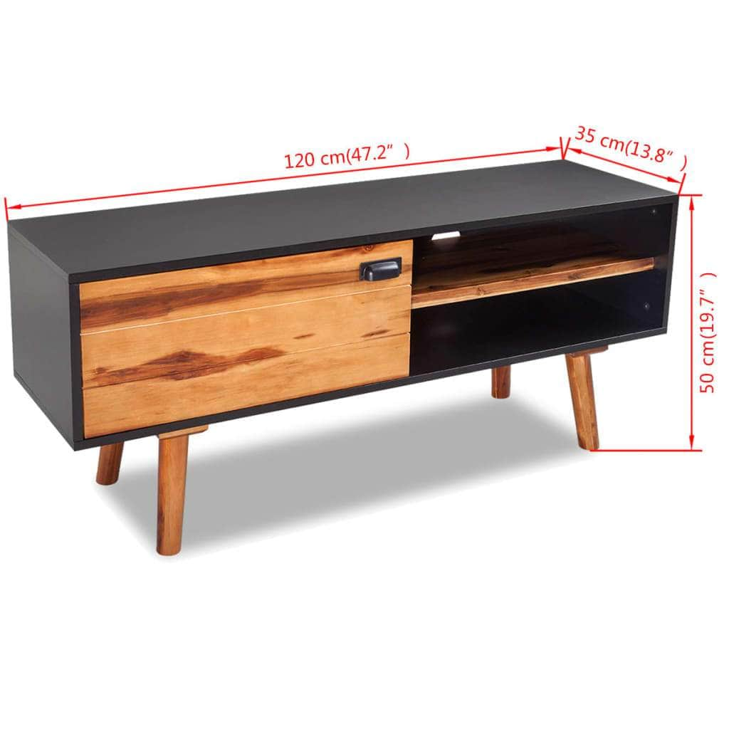 Tv Cabinet Solid Acacia Wood