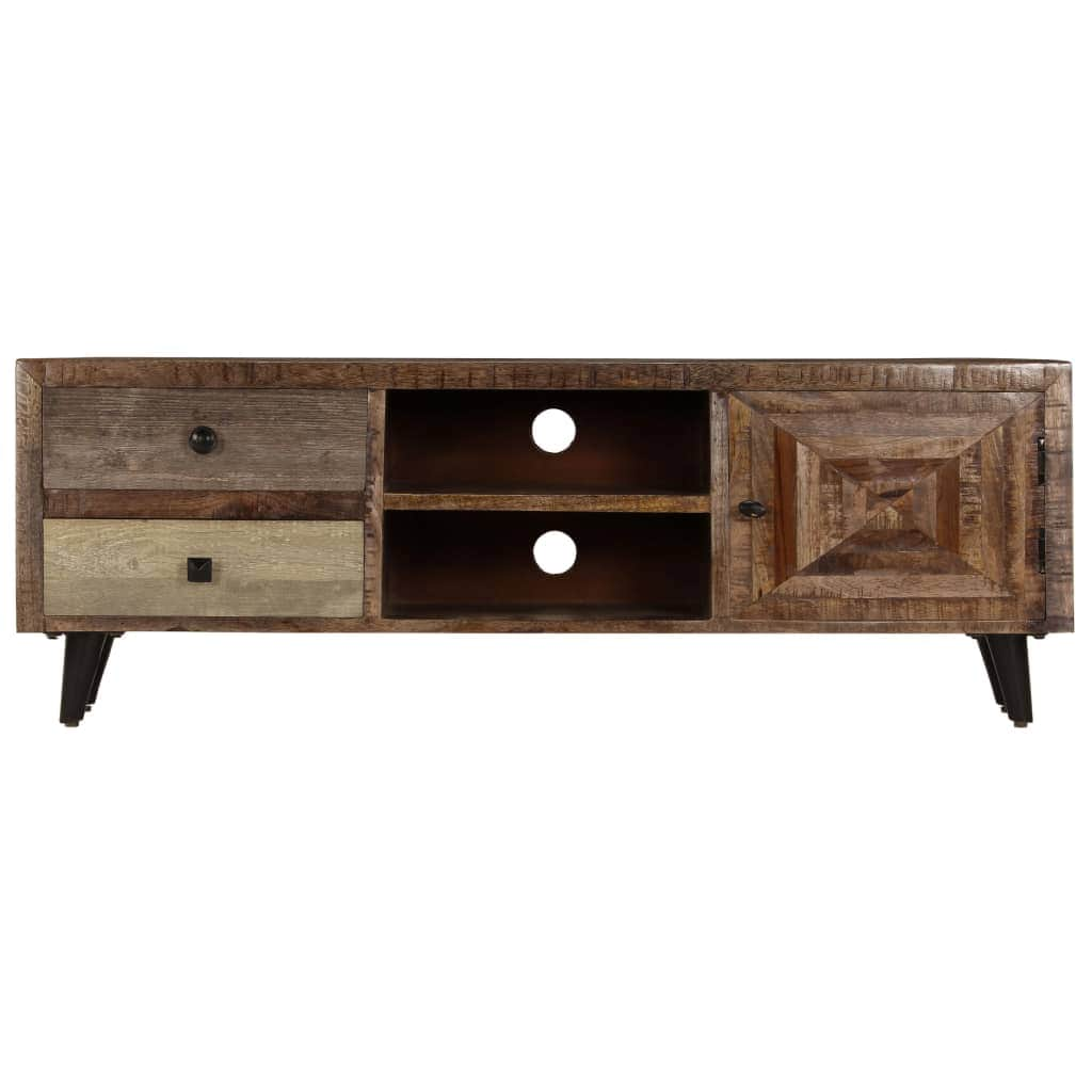 TV Cabinet, Solid Mango Wood