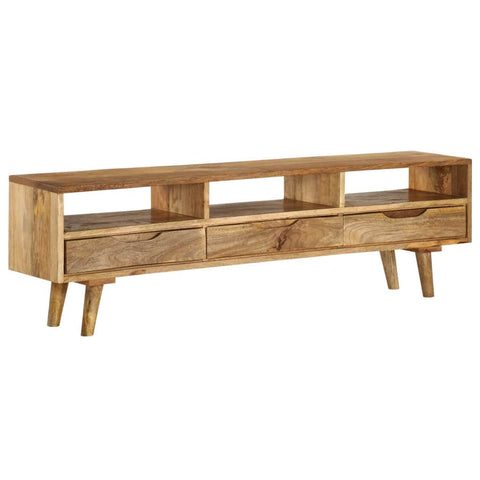 TV Cabinet Solid Mango Wood