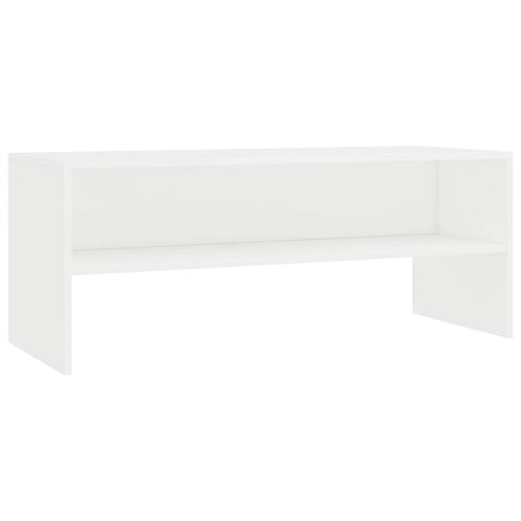 TV Cabinet  White Chipboard