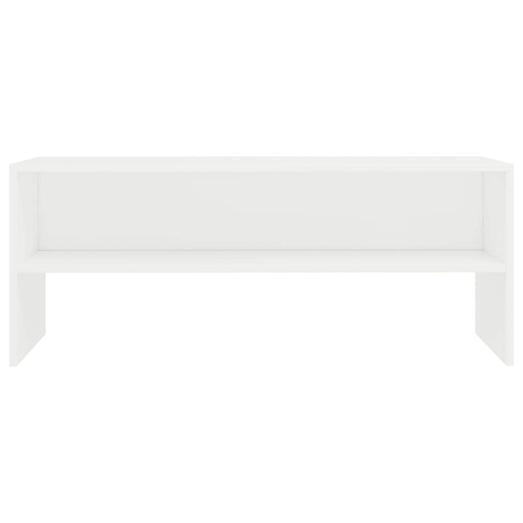 TV Cabinet  White Chipboard