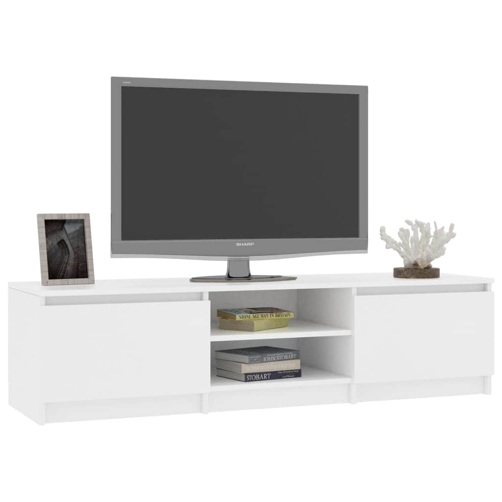 TV Cabinet White  Chipboard