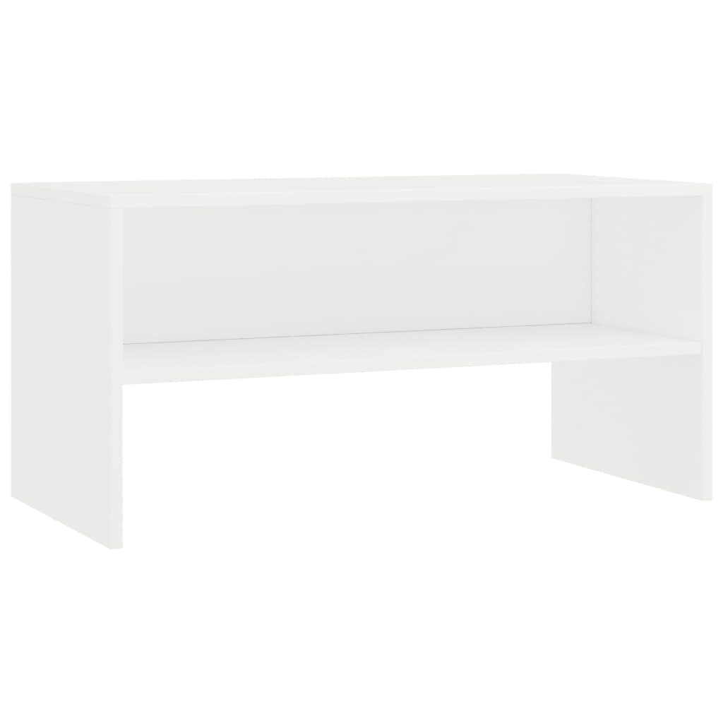 TV  Cabinet White Chipboard