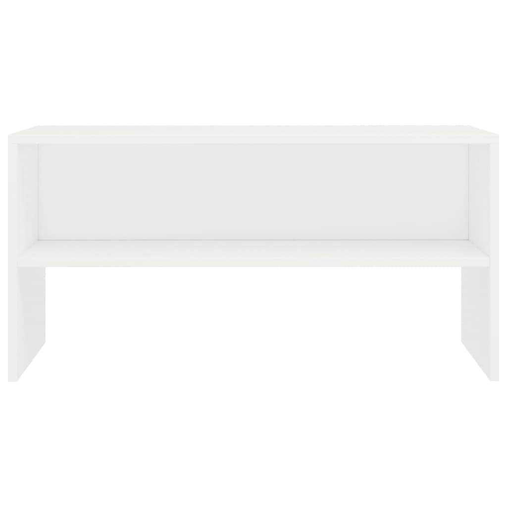 TV  Cabinet White Chipboard