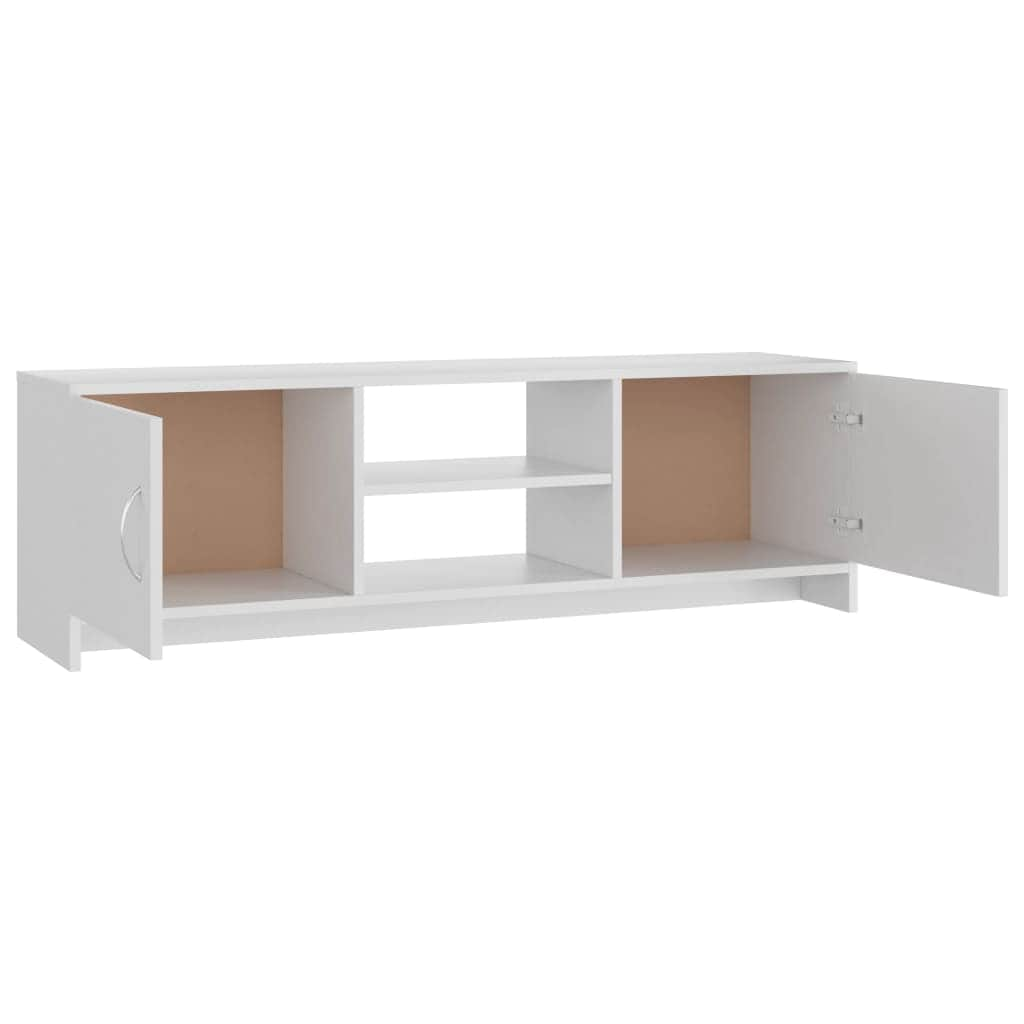 TV Cabinet  White - Chipboard