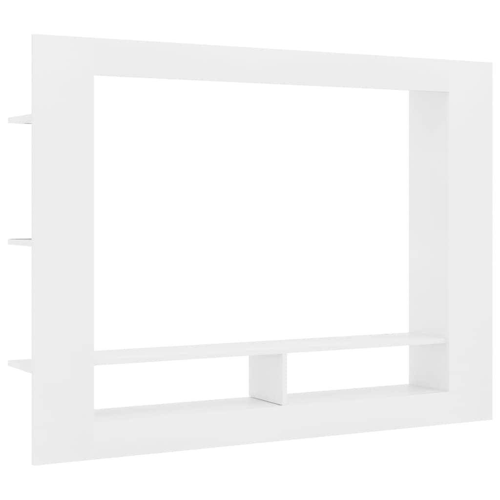 TV Cabinet  White  Chipboard