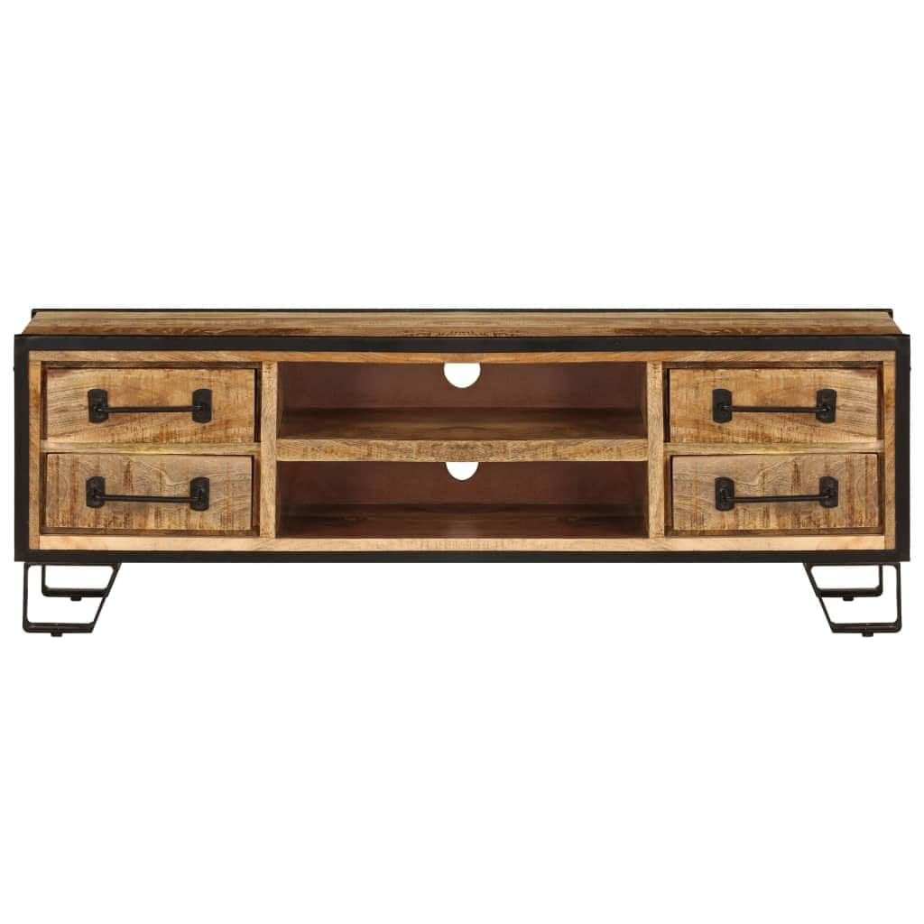 TV Cabinet with Drawers Solid Mango Wood