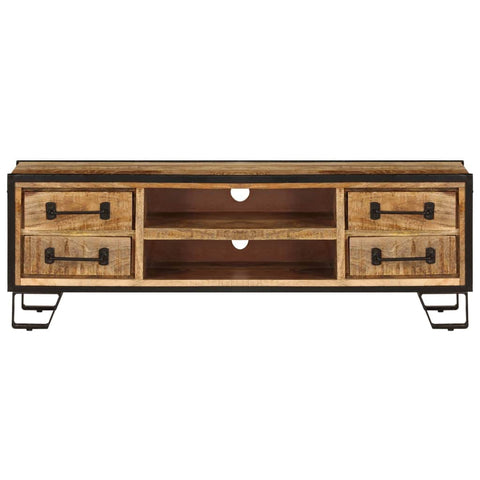 TV Cabinet with Drawers Solid Mango Wood