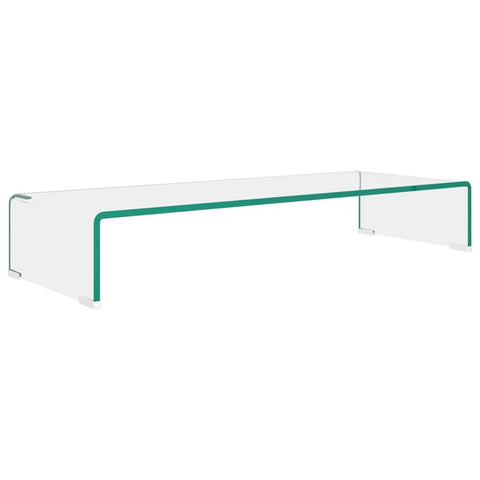 TV Stand/Monitor Riser Glass - Clear