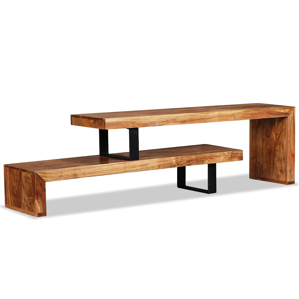 Tv Stand Solid Acacia Wood