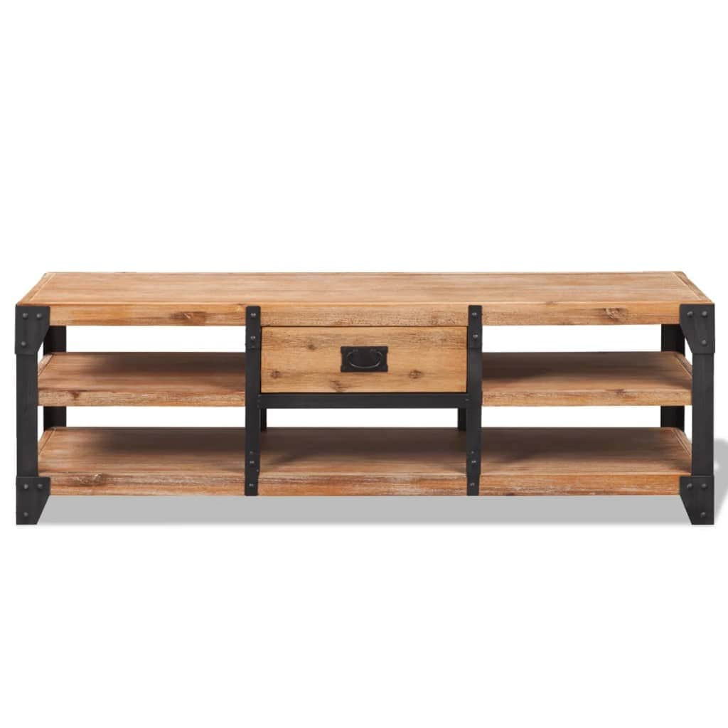 Tv Stand Solid Acacia Wood