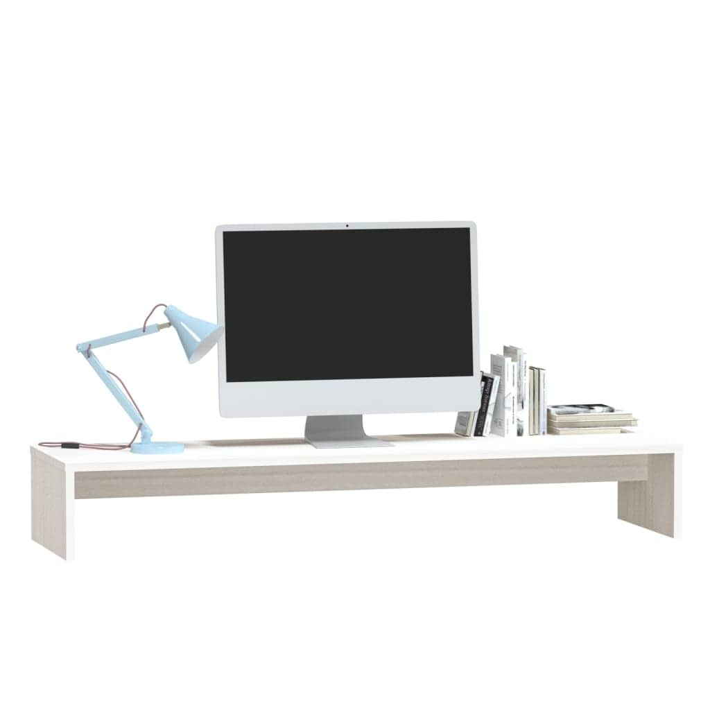 TV Stands Monitor Stand Black/White/Brwon/Natural Solid Wood Pine