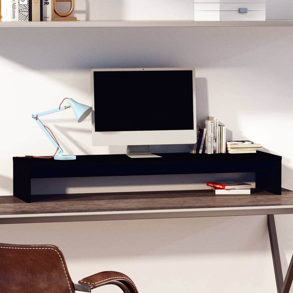 TV Stands Monitor Stand Black/White/Brwon/Natural Solid Wood Pine