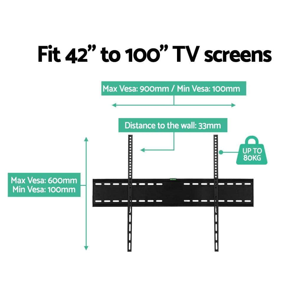 Tv Wall Mount Bracket For 42"-100" Tvs