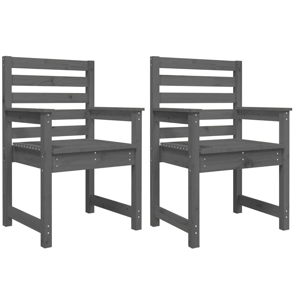 Twin Pine Wood Garden Chairs