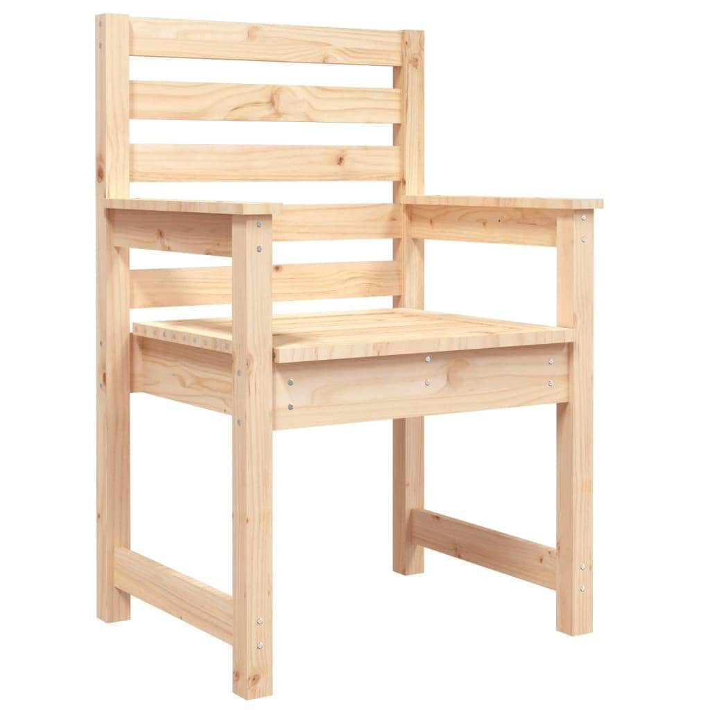 Twin Pine Wood Garden Chairs