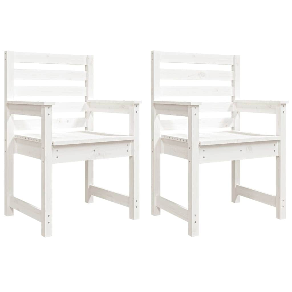 Twin Pine Wood Garden Chairs