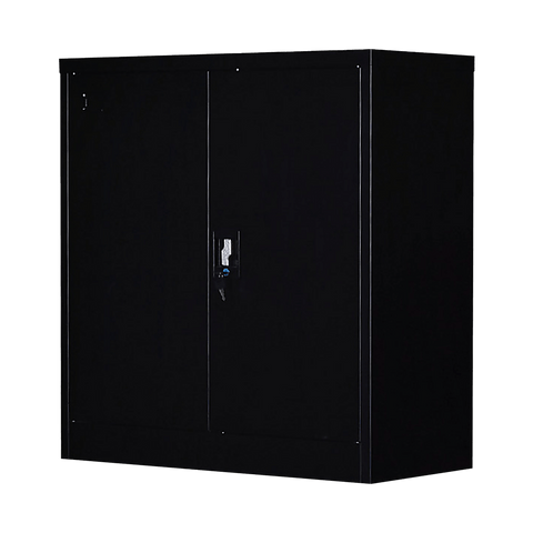 Two-Door Shelf Office Gym Filing Storage Locker Cabinet Safe