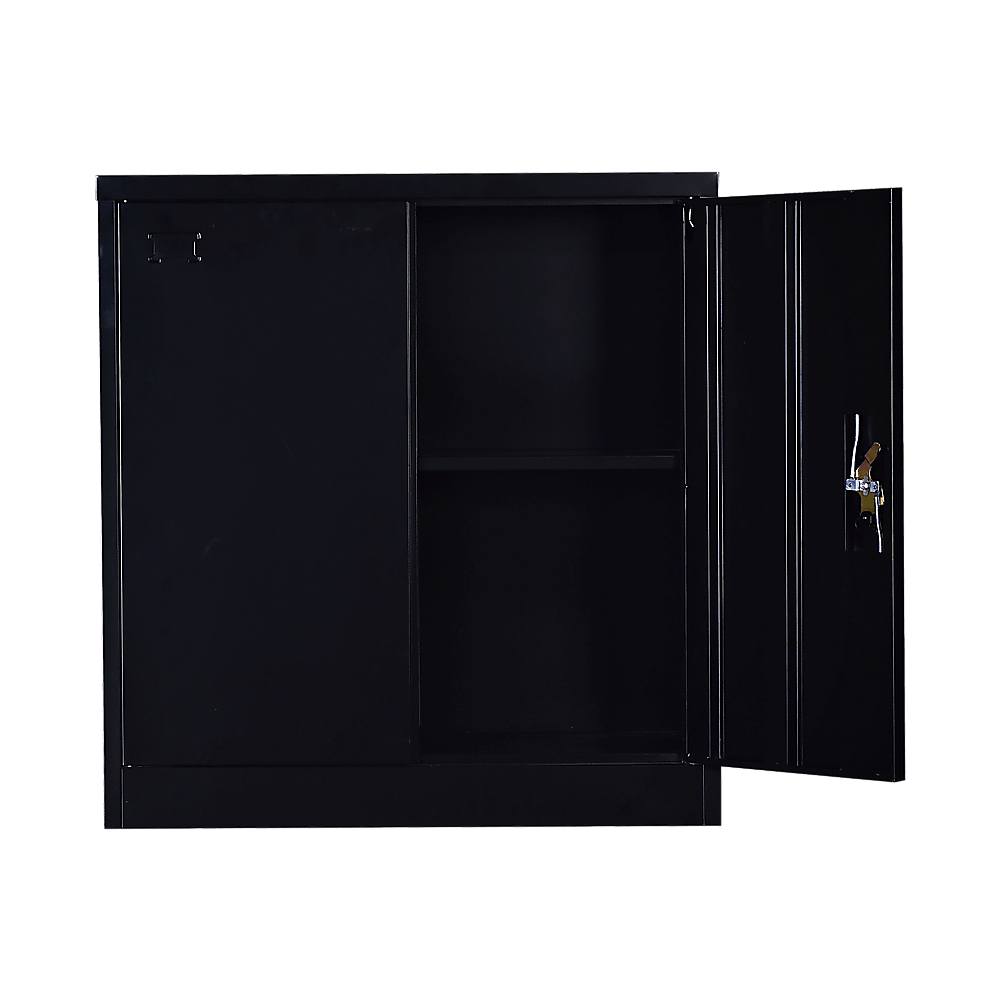 Two-Door Shelf Office Gym Filing Storage Locker Cabinet Safe