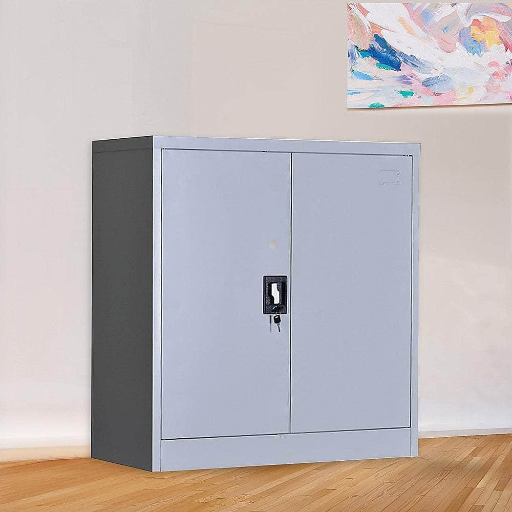 Two-Door Shelf Office Gym Filing Storage Locker Safe