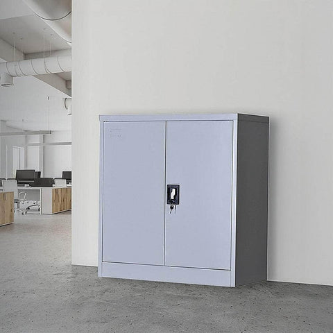 Two-Door Shelf Office Gym Filing Storage Locker Safe