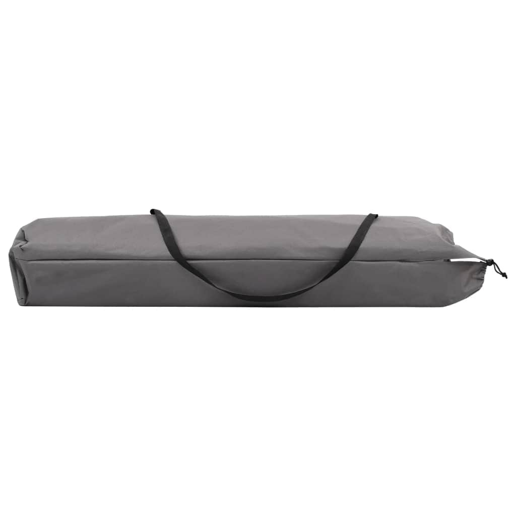 Two Person Folding Camping Cot Grey Steel