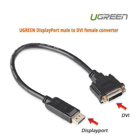 Ugreen Displayport Male To Dvi Female Converter (20405)