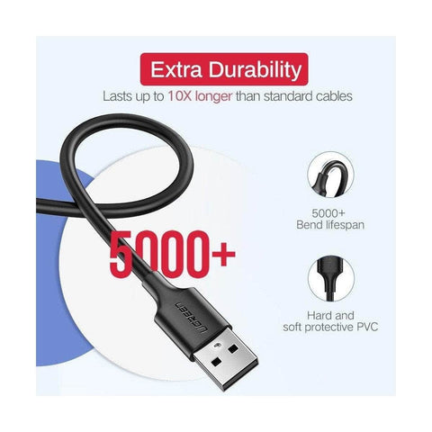 Usb 2.0 A To Micro Usb Cable Nickel Plating 2M (Black)  60138