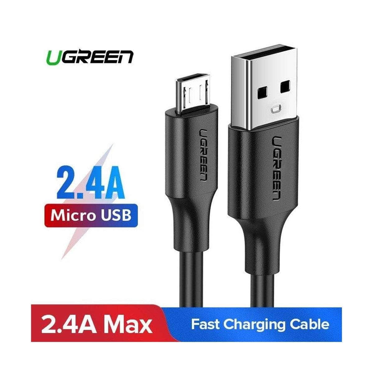 UGREEN USB 2.0 A to Micro USB Cable Nickel Plating 2m (Black)