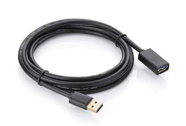 UGREEN USB 3.0 Extension Male Cable 0.5m Black (30125)