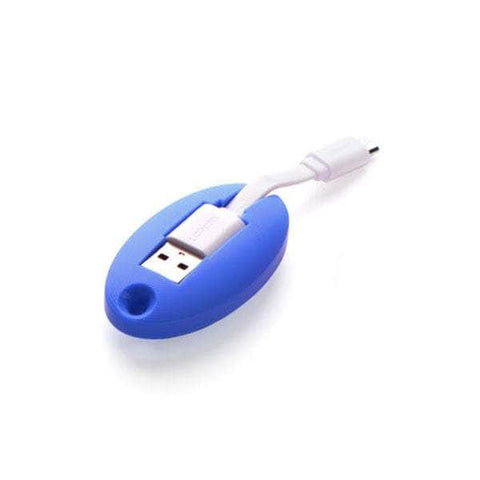 Usb To Micro Usb Key Chain Cable - Blue (30309)