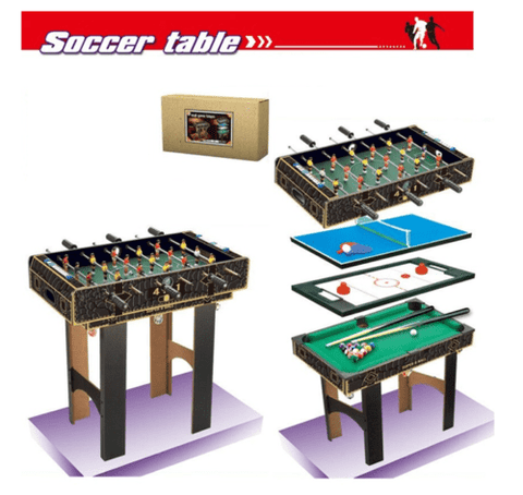 4 In 1 Soccer Table Foosball Pool Hockey Table Tennis For Kids 3+