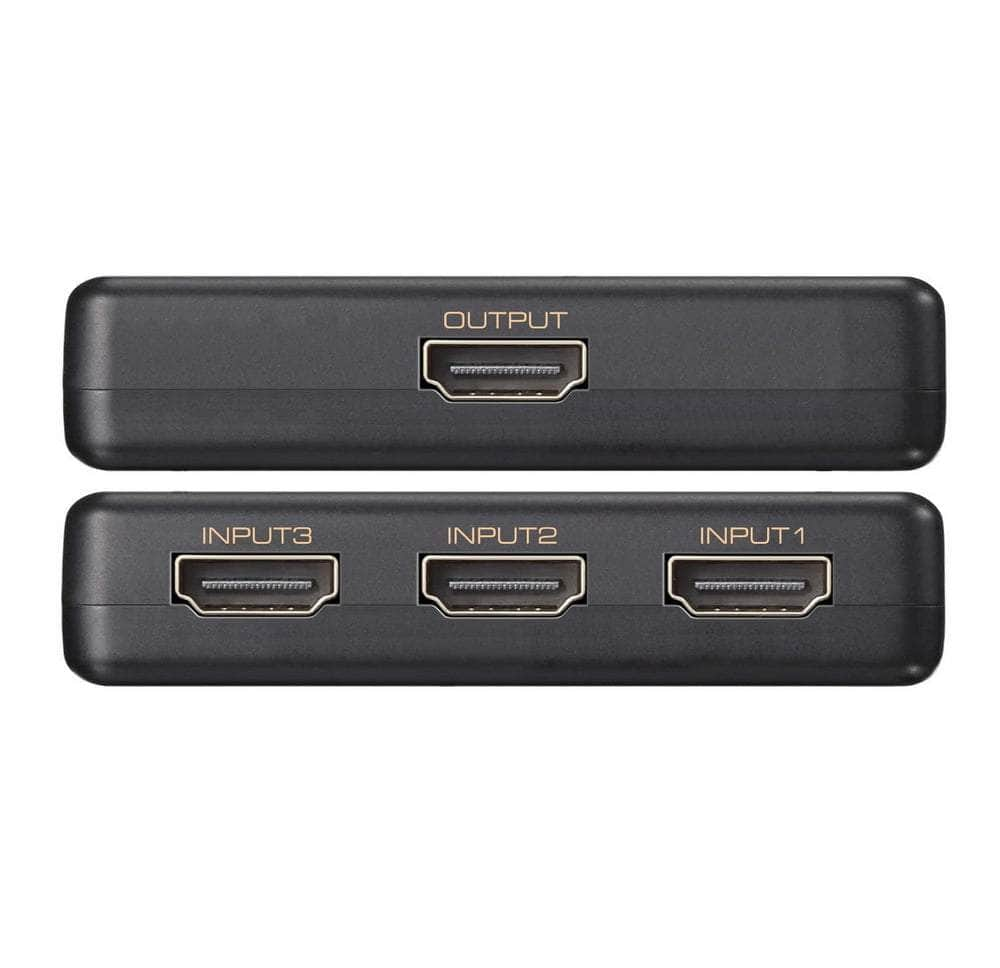 Ultra Hd 3 Way Hdmi Switch 3 In 1 Out Splitter