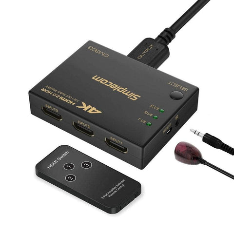 Ultra Hd 3 Way Hdmi Switch 3 In 1 Out Splitter