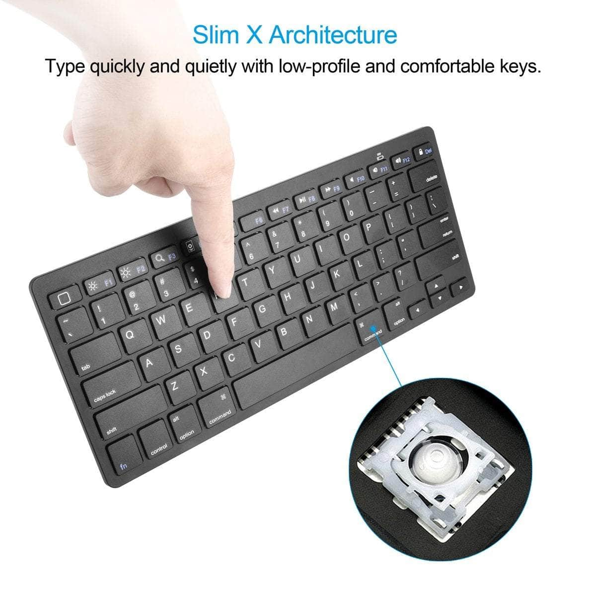 Ultra Slim Wireless Bluetooth Keyboard