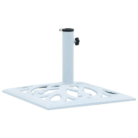 Umbrella Base White 12 kg 49 cm Cast Iron