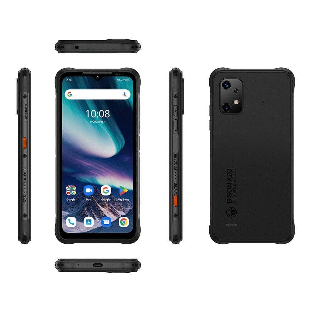 UMIDIGI BISON X20 6GB+128GB Android 13 NFC Unlocked 6000Mah Rugged Smartphone