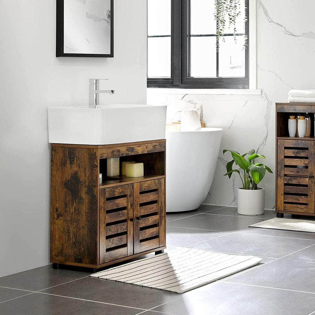 Under Sink Cabinet Rustic Brown BBK04BX