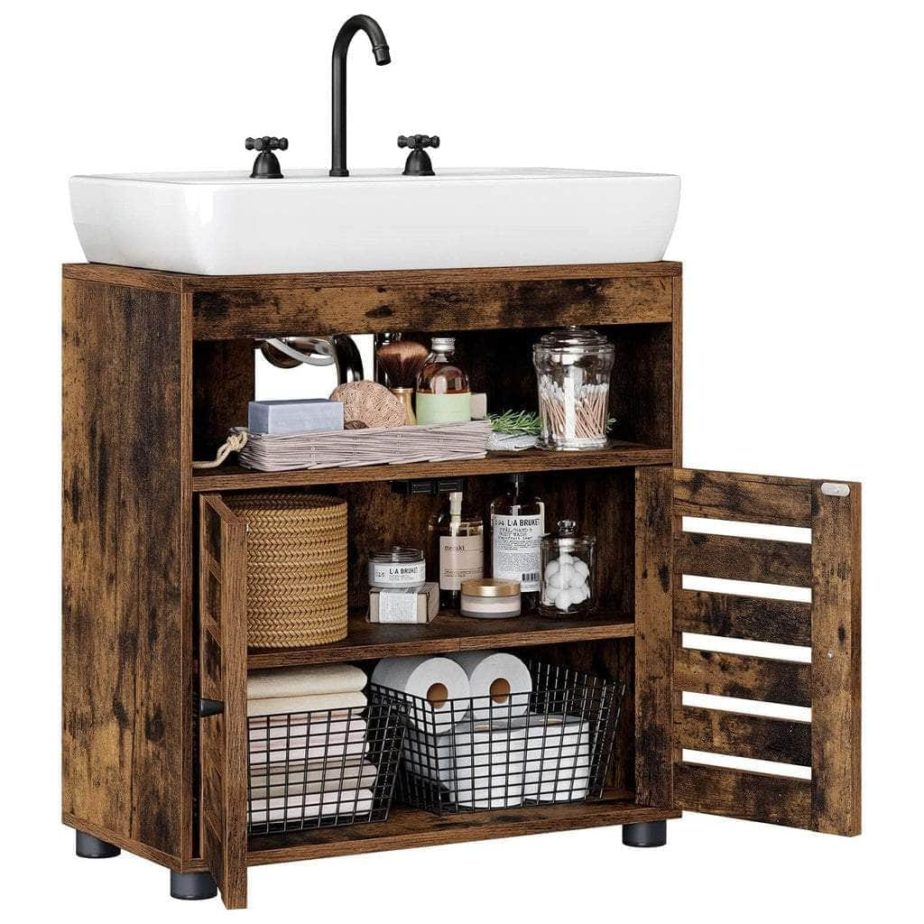 Under Sink Cabinet Rustic Brown BBK04BX