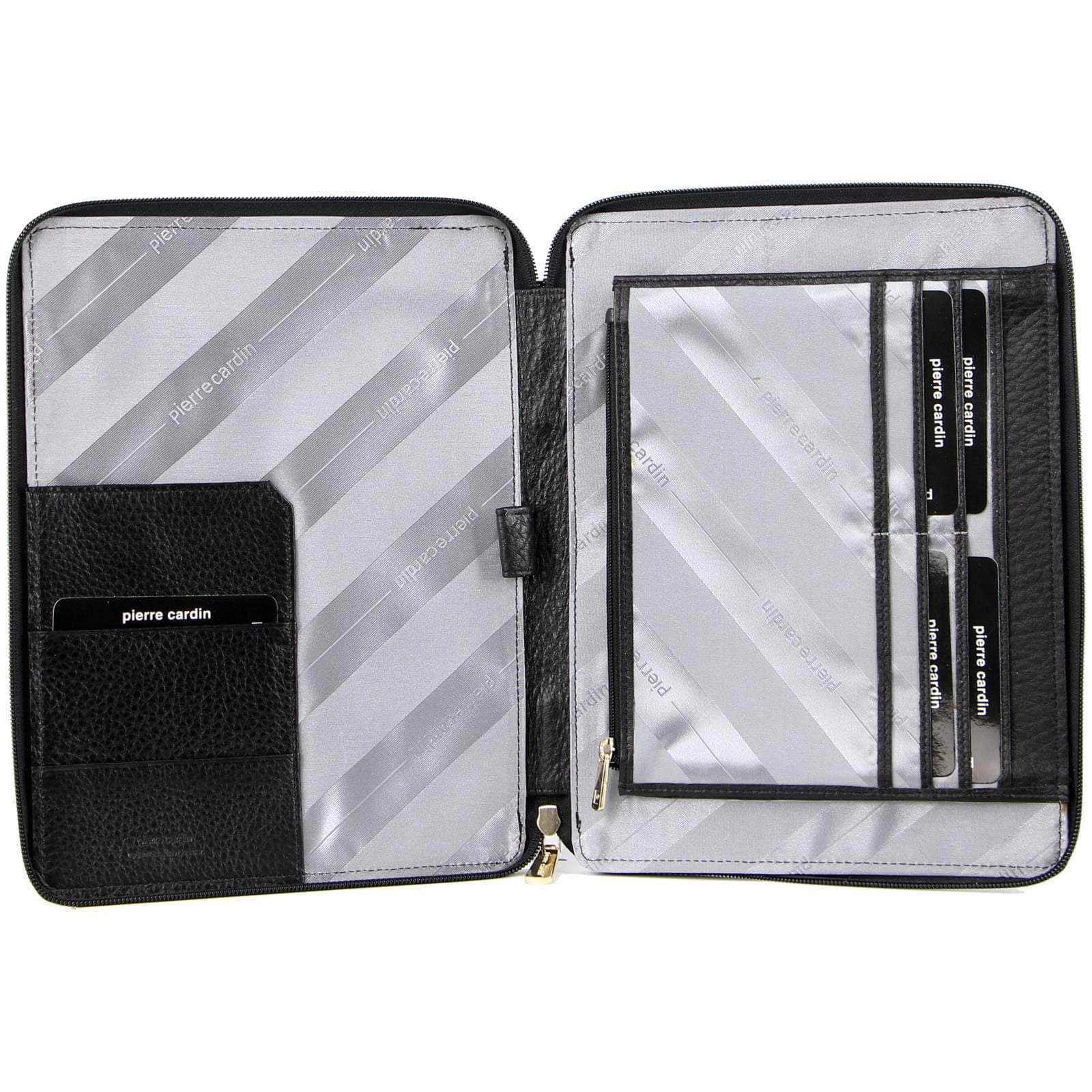 Unisex Document Folio For Ipad Tablet Compendium Cover Case - Black