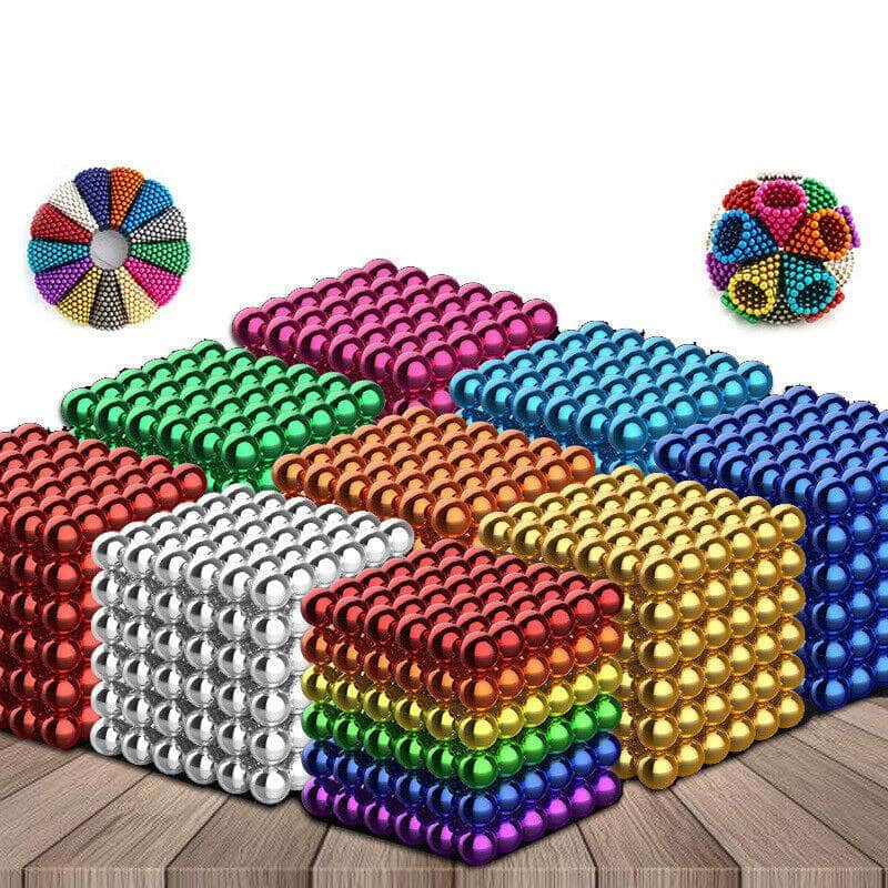 Up to 1000Pcs Building Block Stress Relief Ball Magnetic Magic Puzzle Balls Blocks