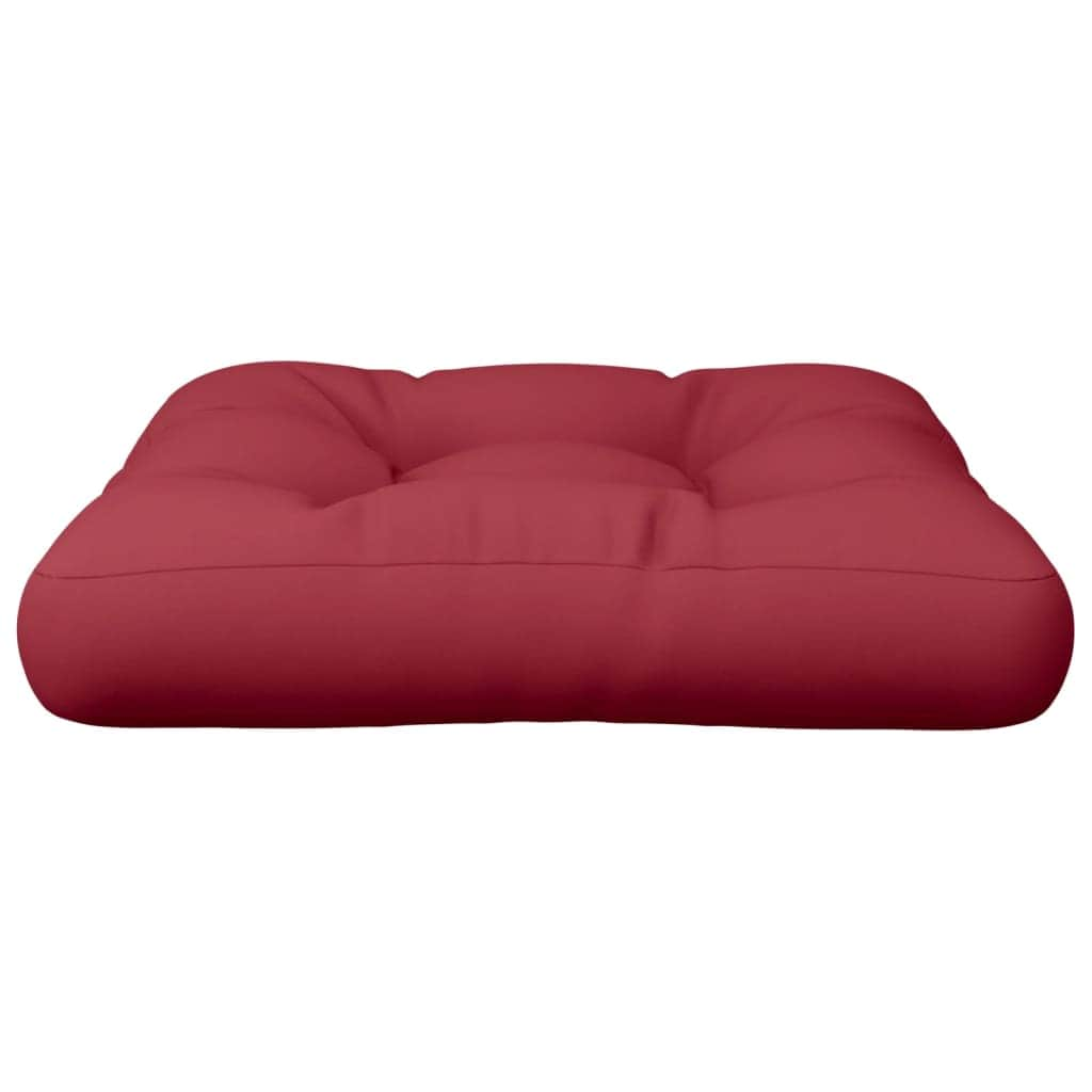 Upholstered Seat Cushion  Wine Red