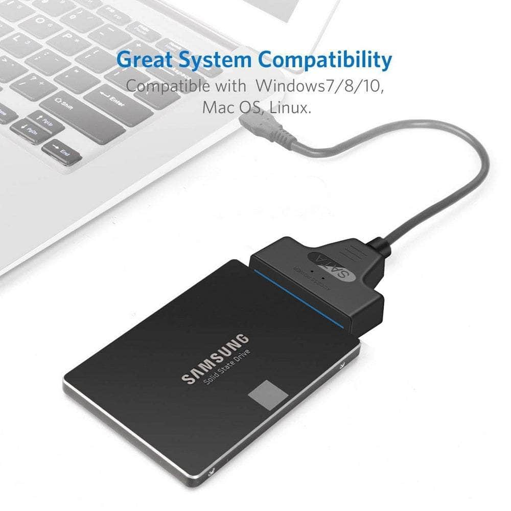 USB 3.0 to SATA Adapter Cable for 2.5" SSD/HDD