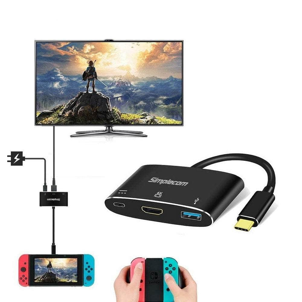 Usb 3.1 Type C To Hdmi Usb 3.0 Adapter With Pd Charging