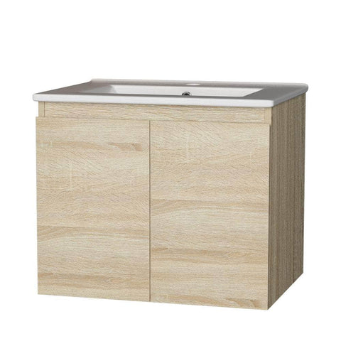 Vanity Unit 600mm with Basin Oak