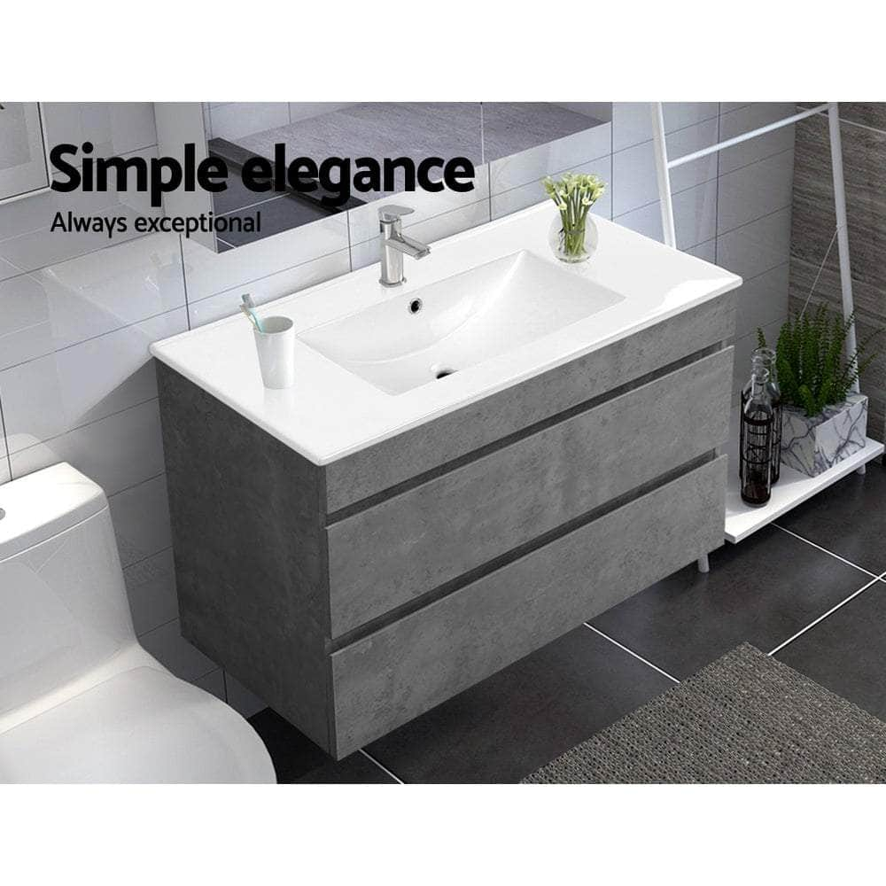 Vanity Unit 915mm with Basin Grey