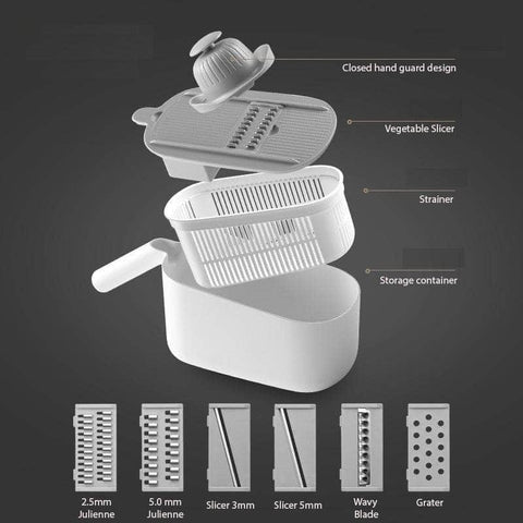 Vegetable Chopper Spiralizer & Slicer - Karki Home Use Cutter