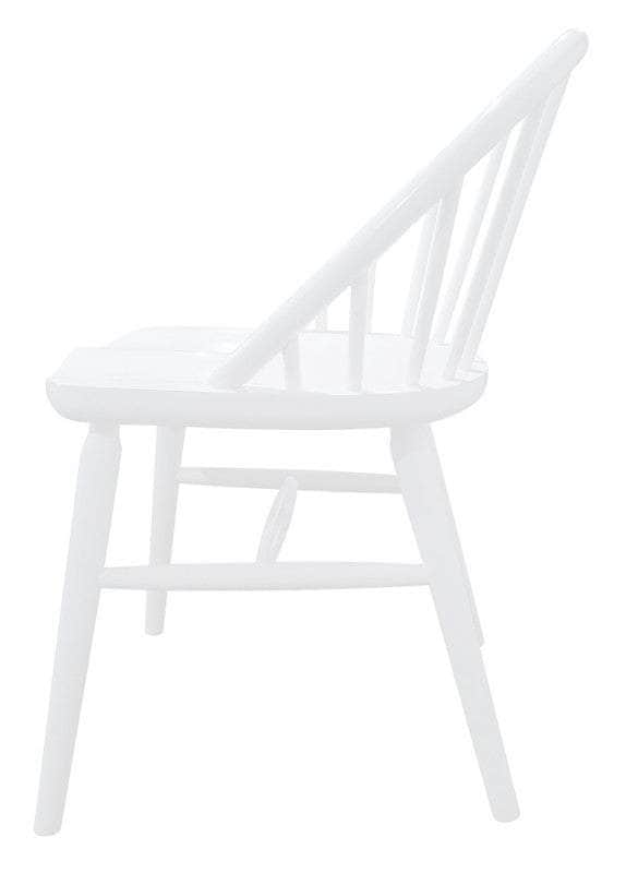 Vera Solid Oak Dining Chair - Set of 2 (White)