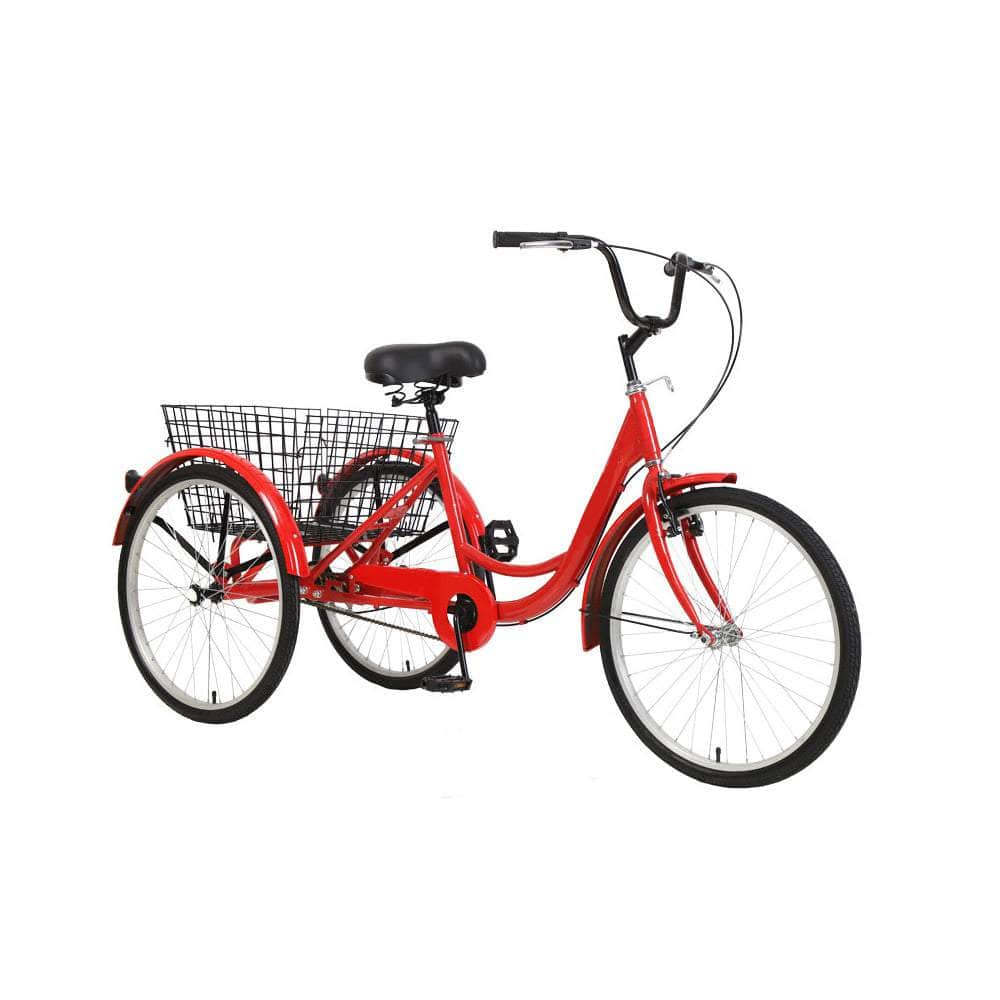 Versatile 26-Inch Adult Tricycle - 7-Speed with Lock Tool